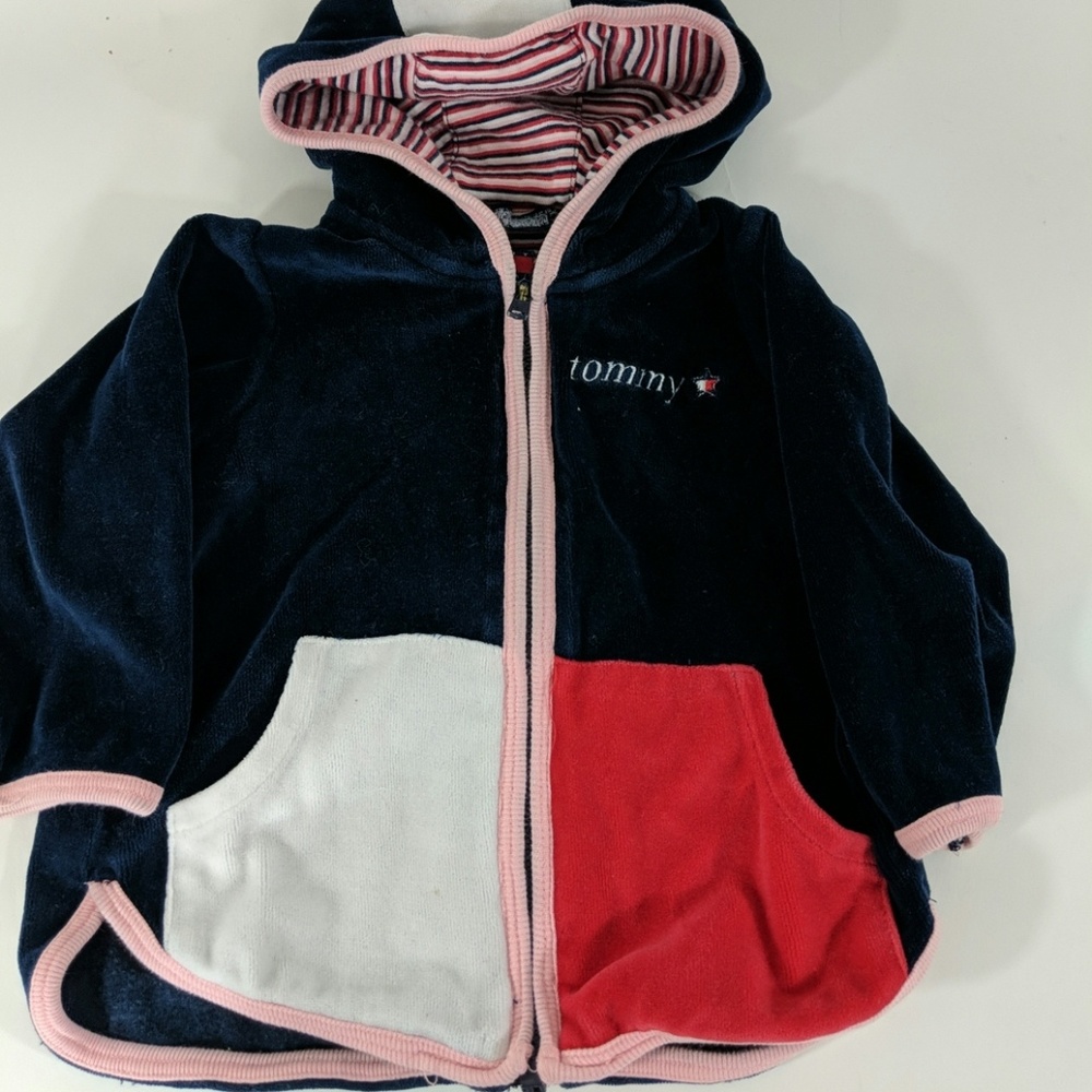 Tommy Hilfiger Vintage Velour Zip Up